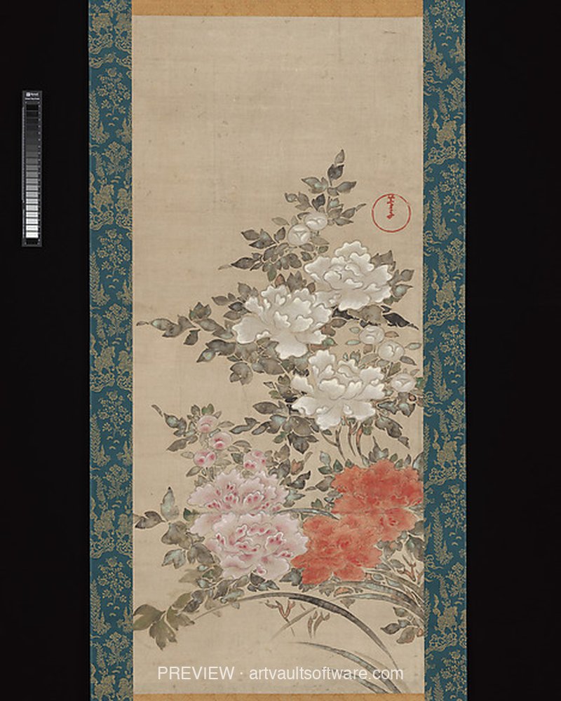 18th century academic flower painting preview