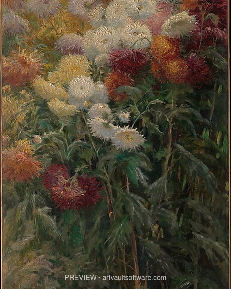 19th century Romantic / Impressionist flower painting (Courbet)